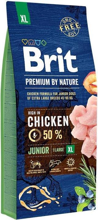 Produktbild Brit PREMIUM Dog by Nature Junior XL 3kg (Welpe + Kitten, 1 Stk., 3000 g)