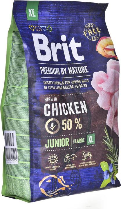 Produktbild Brit PREMIUM Dog by Nature Junior XL 3kg (Welpe + Kitten, 1 Stk., 3000 g)