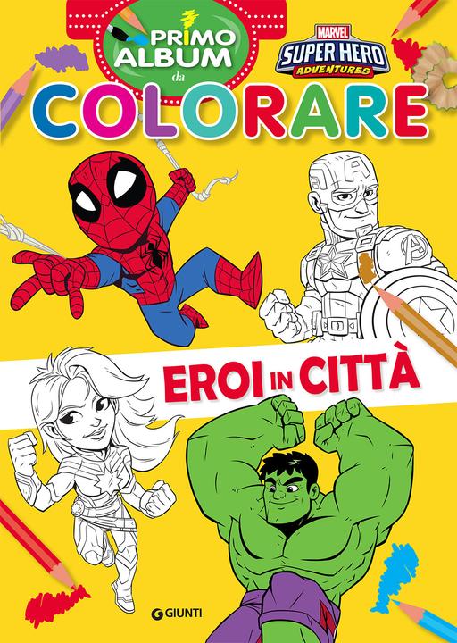 Produktbild Primo album da colorare Marvel Super Hero Adventures (Italienisch, Walt Disney)
