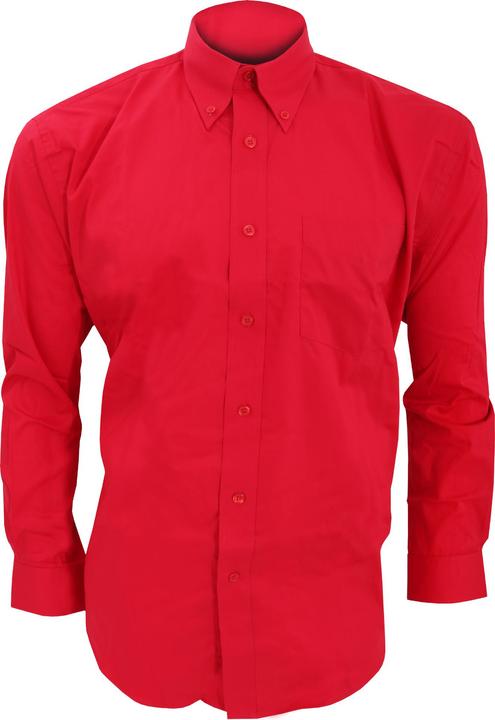 Kustom Kit Corporate Oxford Hemd Langarm