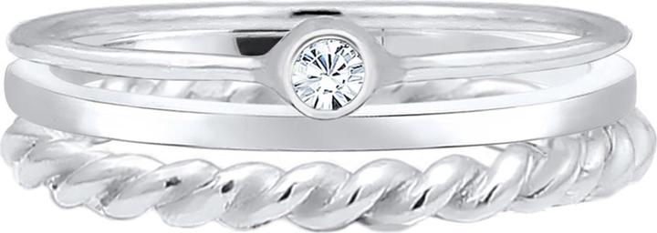 Actual product image Elli Set solitaire (58, 925 Silver)