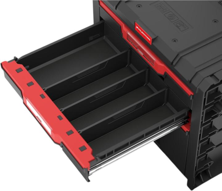 Produktbild Tool Brothers Toolbrothers RHINO L Cart 2.0 Plus Drawer 3 ECO Werkzeugkoffer auf Rädern 520 x 415 x 660 mm 12 l