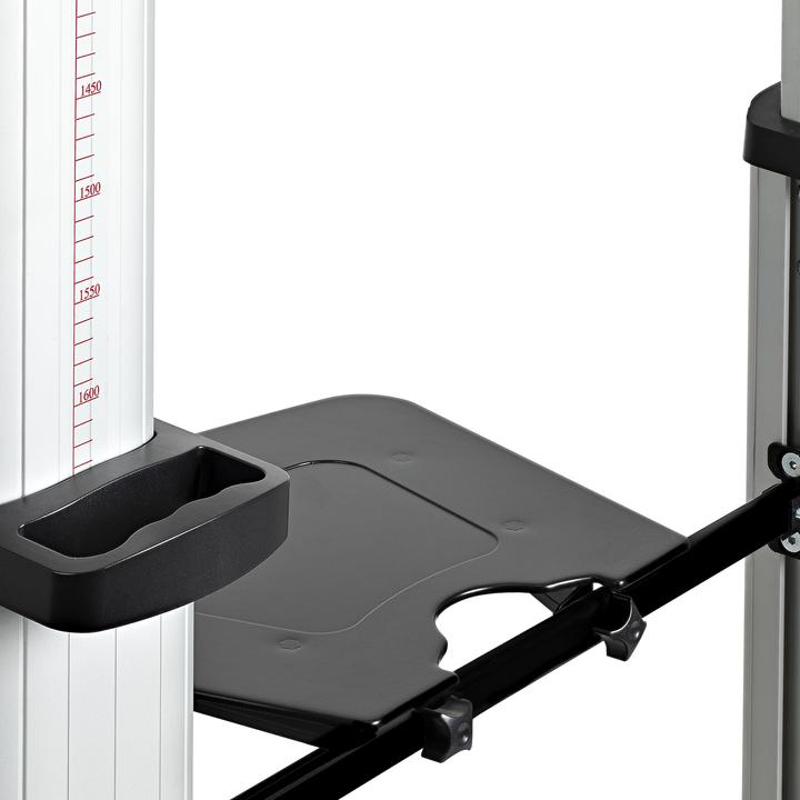 Actual product image StarTech com Dual TV Cart for 37-60in VESA TVs up to 110lb/50kg each - Height Adjustable TV Mount, M (60", 100 kg)