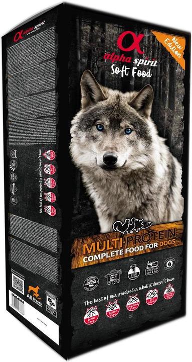 Image du produit Alpha Spirit MULTIPROTEIN wet multi food for dogs 9kg (Adulte, 9000 g)