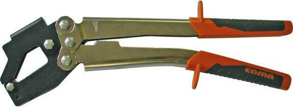 Actual product image Edma Plaster profile pliers ERGOTOP, two-handed