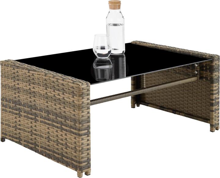 Actual product image tectake Rattan Lounge Lucca