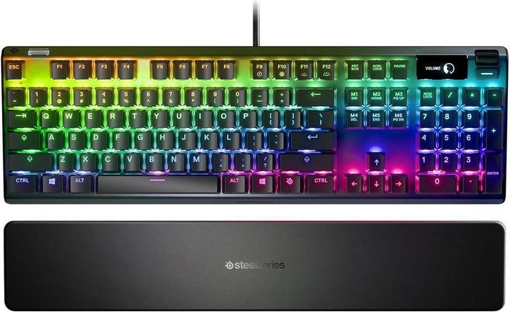 Image du produit SteelSeries Clavier de jeu mécanique Apex 7, Red Switch, disposition US (US, Filaire)