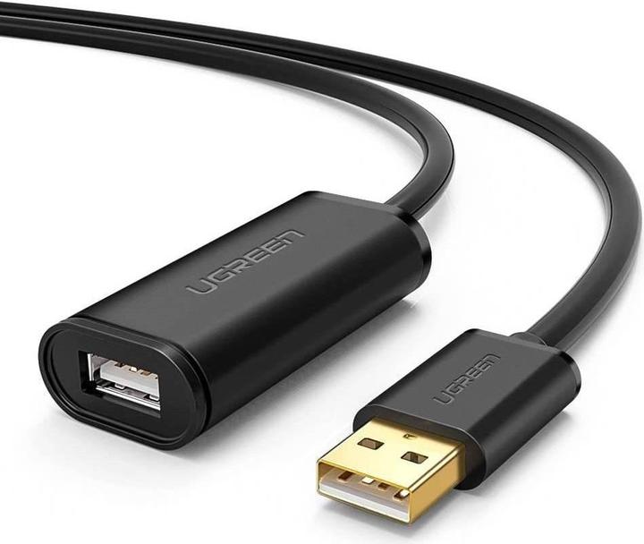 Produktbild Ugreen US121 Active USB 2.0 Extension 15m - Black (15 m, USB 2.0)