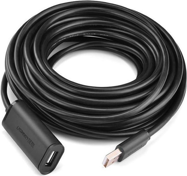 Produktbild Ugreen US121 Active USB 2.0 Extension 15m - Black (15 m, USB 2.0)