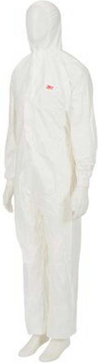 Actual product image 3M Disposable coverall, spunbond white, size M, antistatic, dust-, water-, radioactive protection (M)