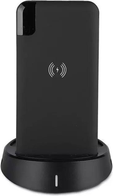 Image du produit V-TAC Batterie externe (power bank), noir, 8000mAh avec fonction de chargement sans fil, avec écran. (8000 mAh)