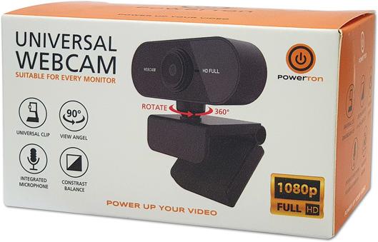 Produktbild Powerone webcam PWCAM2 (2.10 Mpx)