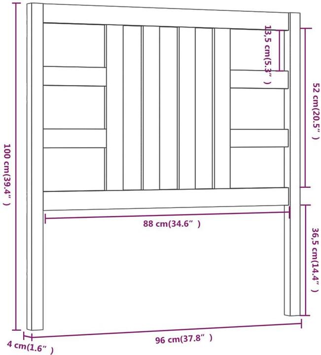 Immagine prodotto VidaXL Lior (96 x 4 x 100 cm)