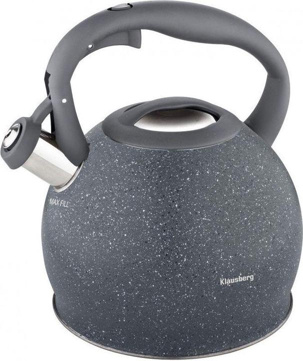 Actual product image Klausberg Kettle With Whistle 3l Kb-7267 Marble (3 l)
