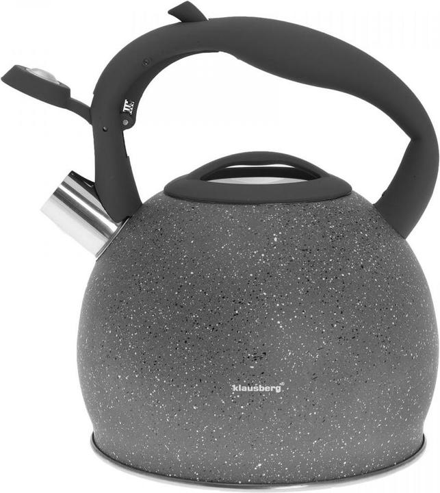 Actual product image Klausberg Kettle With Whistle 3l Kb-7267 Marble (3 l)