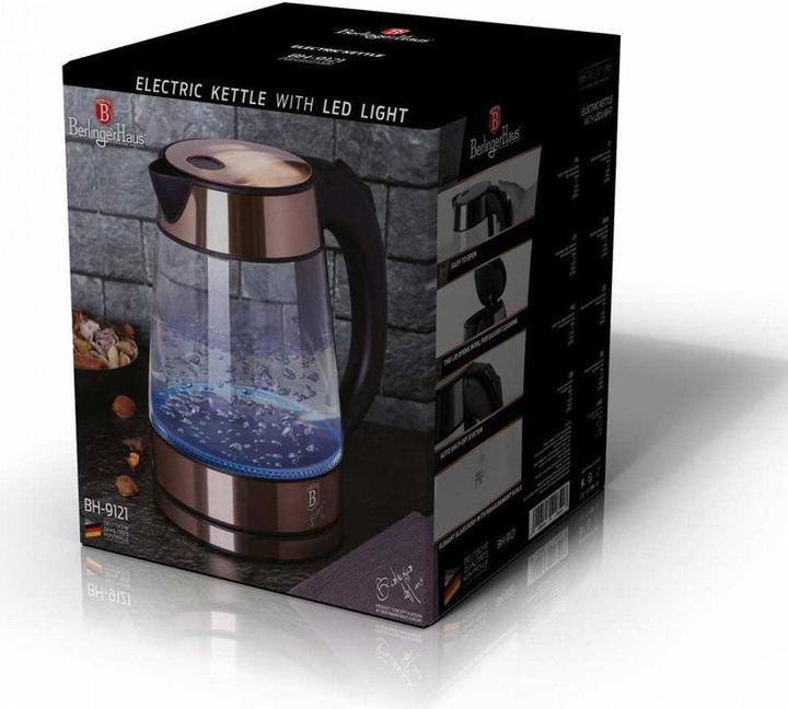 Actual product image BerlingerHaus ELECTRIC KETTLE 1.7l BH-9121 ROSE GOLD (1.70 l)