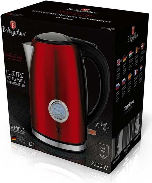 Immagine prodotto BerlingerHaus Bollitore elettrico con termometro 1,7l BH-9068 (1.70 l)