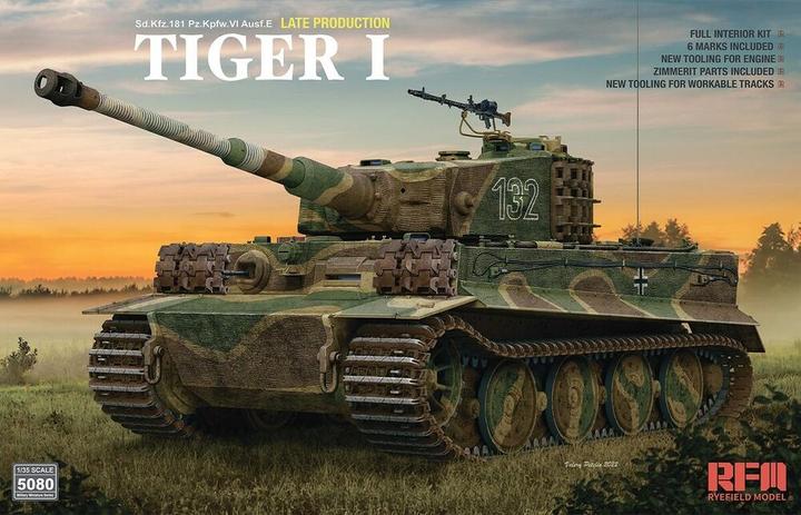Image du produit Rye Field Model Tiger I Late Production w/Full interior & Zimmerit