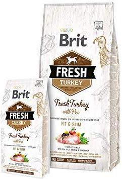 Actual product image Brit Fresh Dog with turkey and peas Light Fit & Slim 12kg (Adult, 1 pcs., 12000 g)