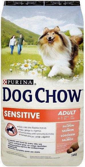 Image du produit Purina DOG CHOW Sensitive avec saumon su lašiša 14kg (Senior, 1 pcs, 14000 g)