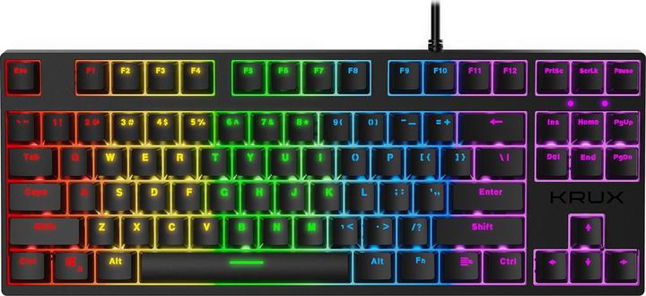 Image du produit Krux Klawiatura Atax RGB TKL Outemu Red (KRX0043) (US, Filaire)