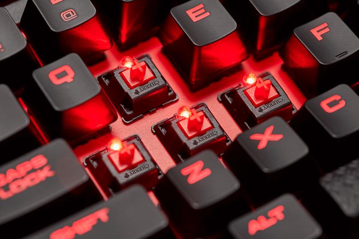 Actual product image Corsair Compact Mechanical Gaming Keyboard K63 Compact, CHERRY MX Red, ENG layout (US, Cable)