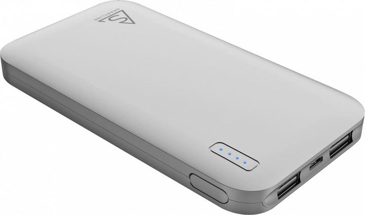 Holdit Powerbank Smartline 10000 mAh Silver (613371) (10000 mAh, 37 Wh)