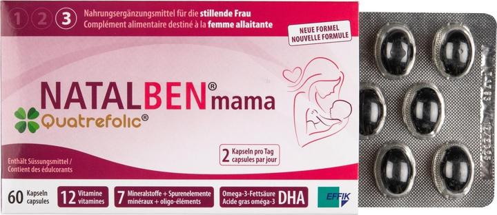 Actual product image Natalben Mama Quatrefolic (1 Piece, Capsules, 132 g)