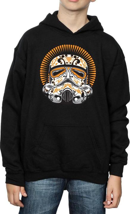 Immagine prodotto Star Wars Stormtrooper Dia De Los Muertos Felpa con Cappuccio Ragazzi (152, 158)