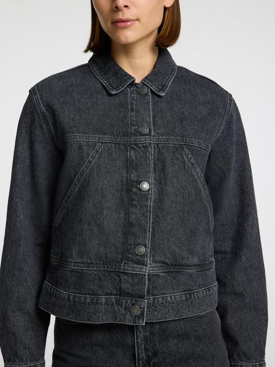 Immagine prodotto Selected Femme Giacca di jeans nera sbiadita (38)