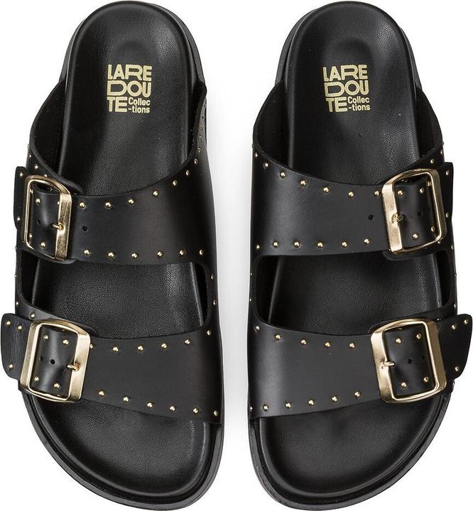 Produktbild La Redoute Collections Lederpantoletten mit Metallnieten (42)
