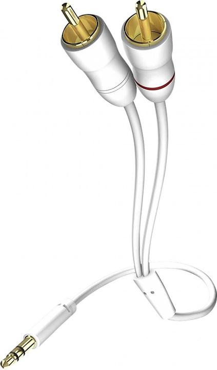 Actual product image Inakustik STAR stereo jack - 2x RCA (3 m, 3.5mm jack (AUX), Cinch)