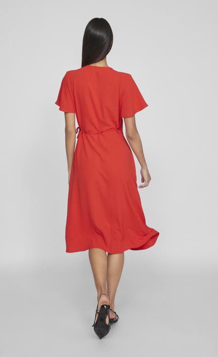 Actual product image Vila Short Sleeve Wrap Dress (40)