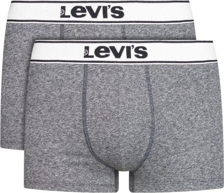 Produktbild Levis men's boxing shorts Trunk 2 pairs 37149-0388 gray M size (56, 57, 58, 2er Pack)