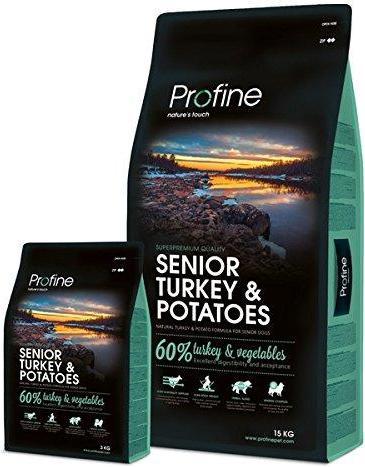 Actual product image Profine Dog Senior with turkey and potatoes 15kg (Senior, 15000 g)