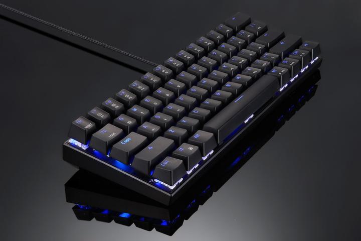 Produktbild Motospeed CK62 black wireless 60% mechanical keyboard with RGB backlight (US, Blue switch) (US, Kabellos)