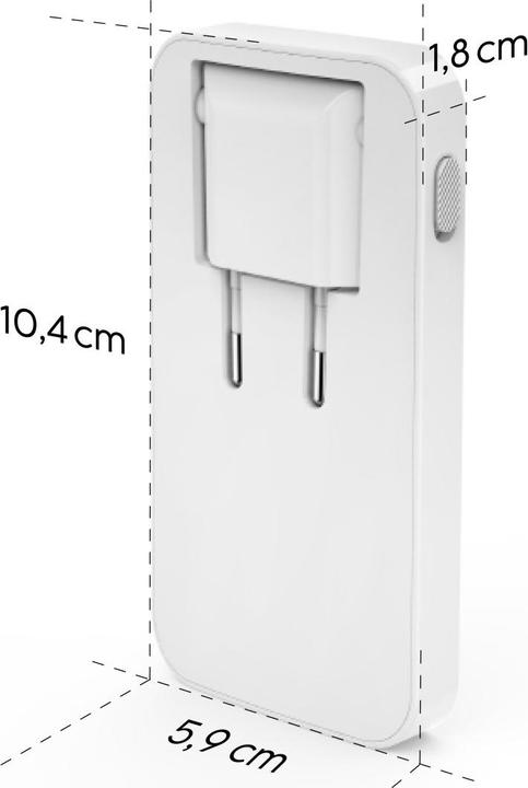 Actual product image Hama Quick charger, 2x USB-C, 1x USB-A, flat mini charger, PD, 65 W, WS (65 W)