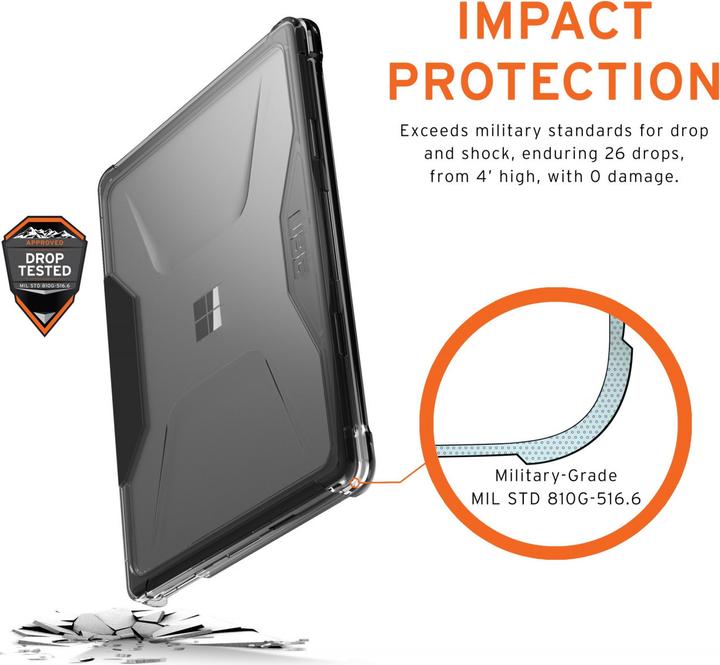Produktbild UAG Case Microsoft Surface Go - PLYO ICE Laptop (12", Microsoft)