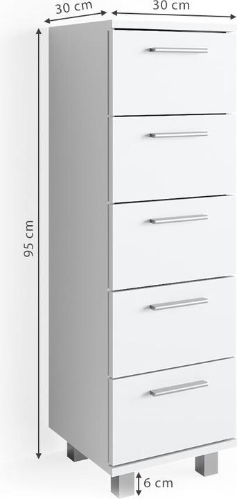 Produktbild Vicco Ilias (30 x 95 x 30 cm)