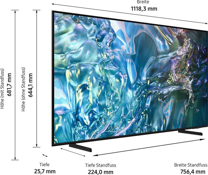 Actual product image Samsung QE50Q60D (50", Q60D, QLED, 4K, 2024)