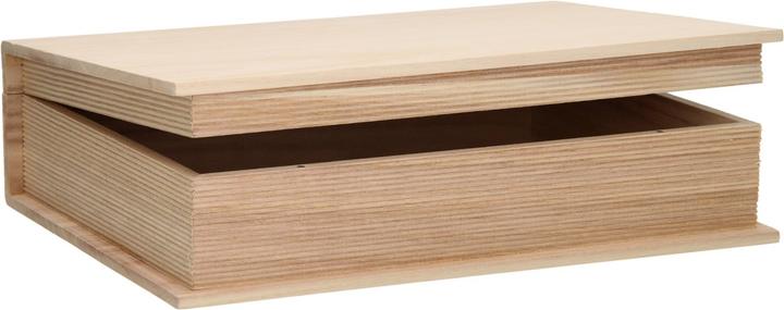 Actual product image Playwood Book shape wooden box