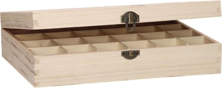Actual product image Playwood Wooden box with 24 compartments