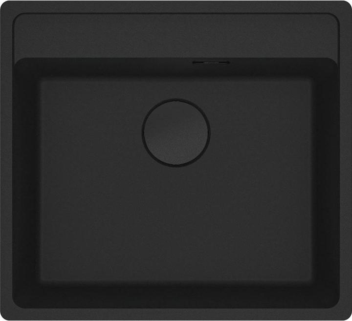 Franke Kitchen sink Maris MRG 610-52, black matt, 114.0658.586 (Fitted sink, 80 cm, 60 cm)