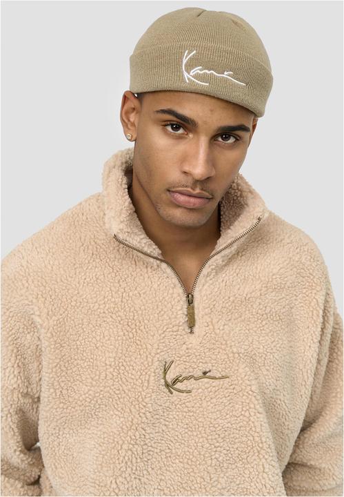 Actual product image Karl Kani KA221-004-1 Signature Fisherman Beanie military green - 17396 (One size)