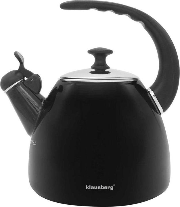 Klausberg Steel kettle 2.8L Black KB-7403 (2.80 l)