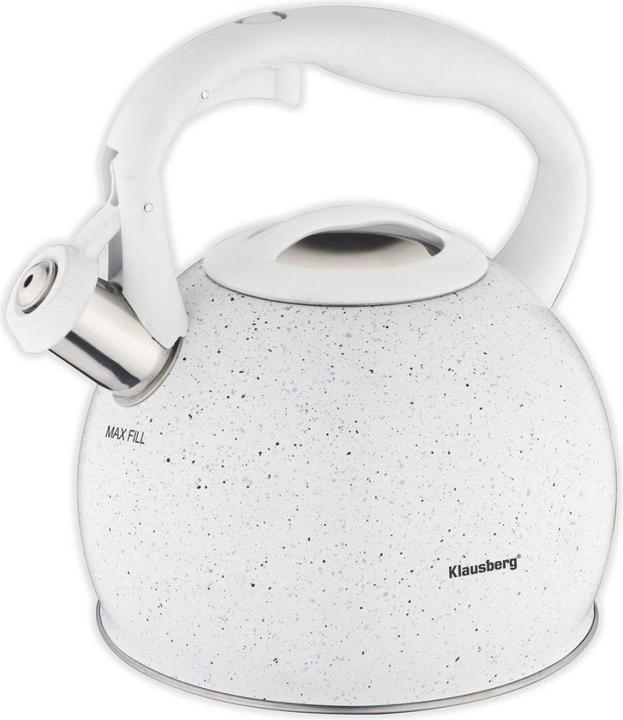 Actual product image Klausberg Kettle With Whistle 2l Kb-7319 Marble (2 l)