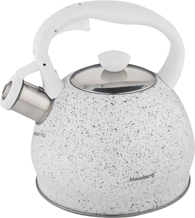 Actual product image Klausberg Kettle With Whistle 2l Kb-7319 Marble (2 l)