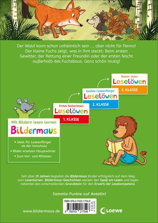 Produktbild Loewe Bildermaus - Geschichten vom mutigen kleinen Fuchs (Deutsch, Loewe Erstlesebücher, Eva Hierteis, Nadine Y. Resch, 2024)