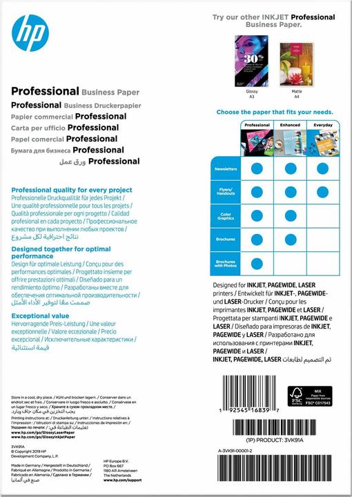 Produktbild HP Professional (180 g/m², A4)