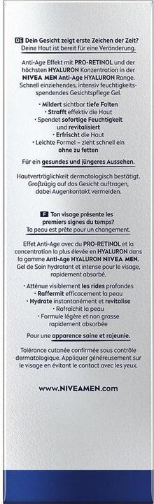 Produktbild NIVEA Anti-Age Hyaluron Hydro Gesichtsgel (50 ml, Gesichtsgel)